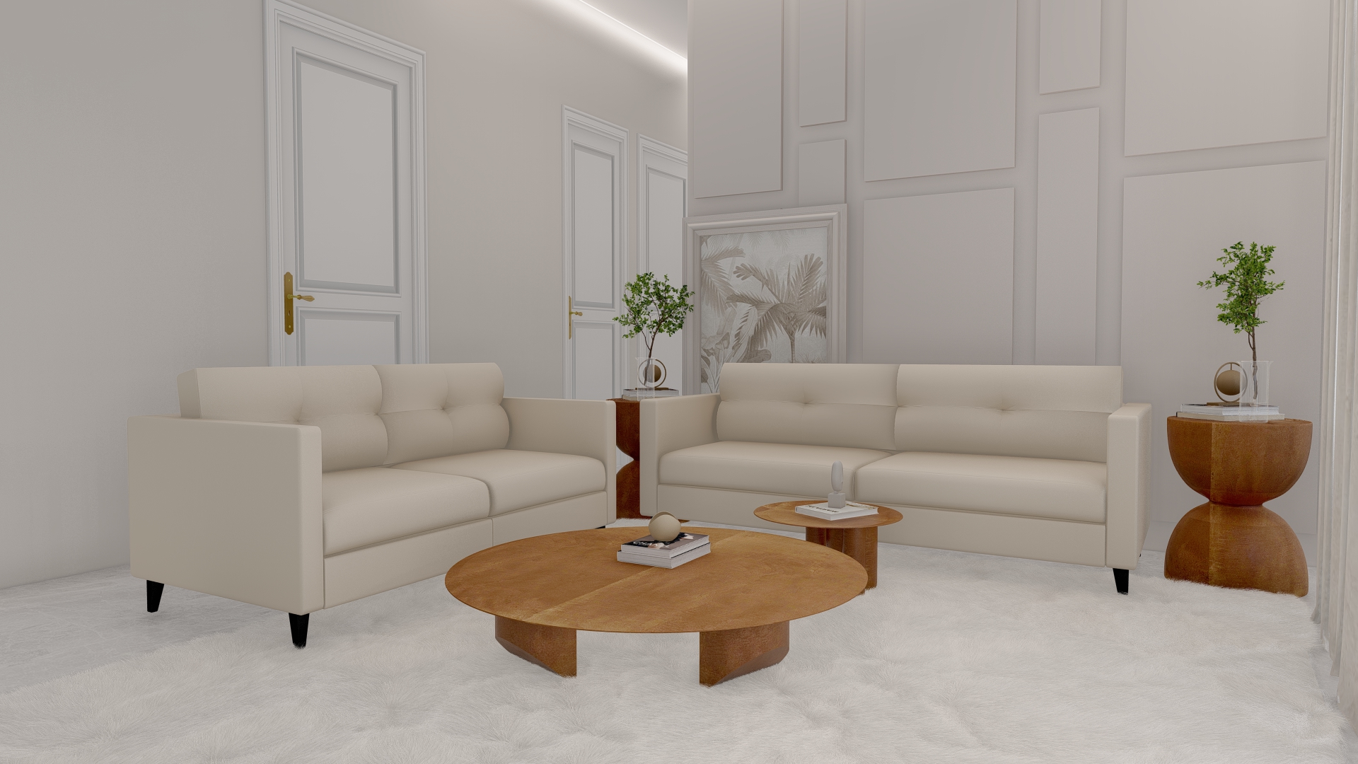 Berkley Fabric Sofa Set (3 + 2 Seater)